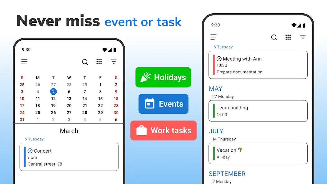 Calendar 2026: Simple Calendar screenshot 2