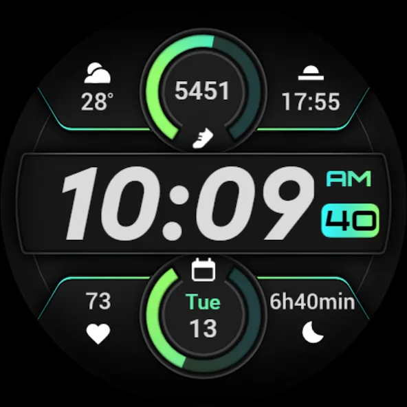PRADO 91 Digital Watch Face screenshot 9