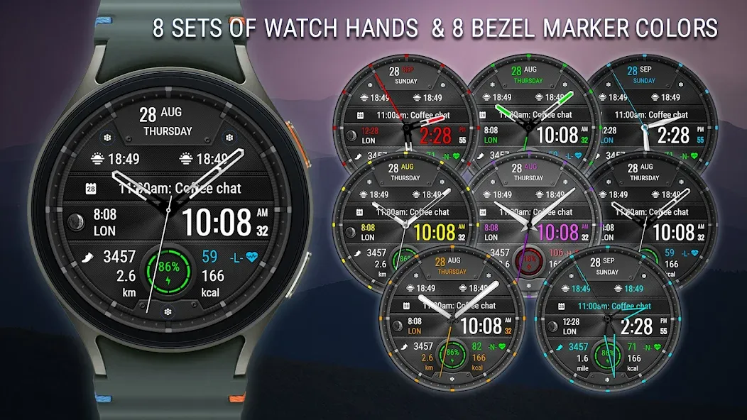 VF Element Hybrid 2 Watch Face screenshot 3