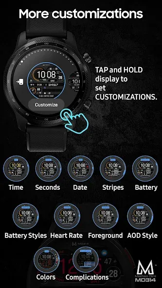 MD314 Health Watch Face screenshot 6