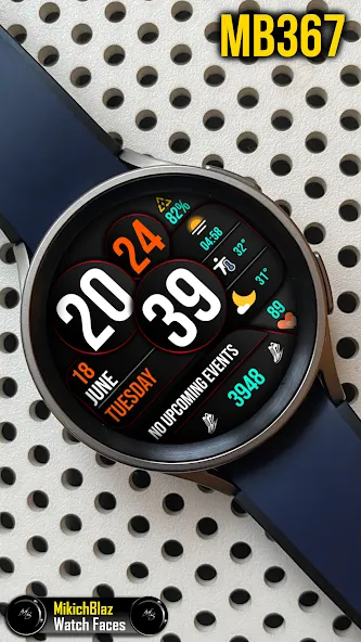 Digital Watch Face MB367 screenshot 3