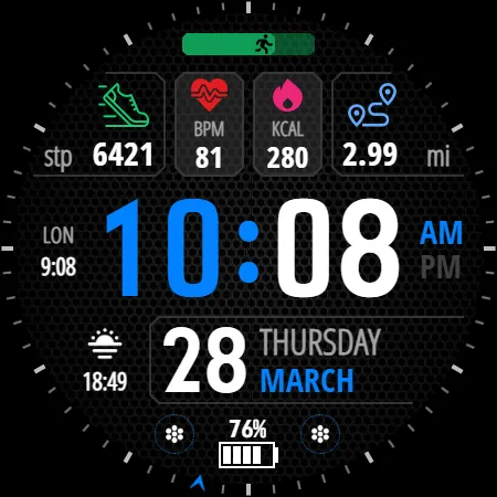 Activity Dash Watch Face screenshot 19