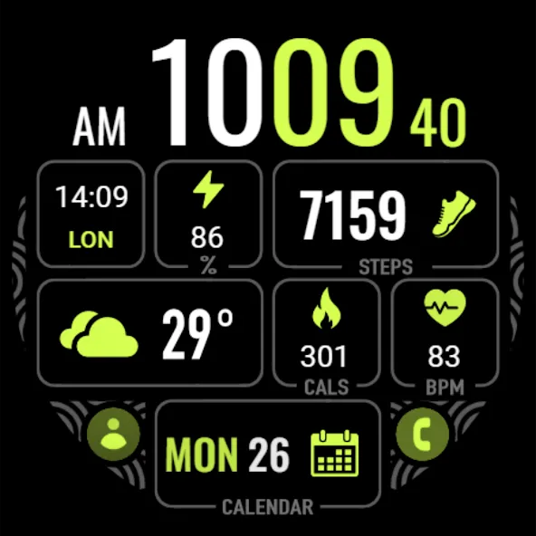 MDS441 Digital Watch Face screenshot 11
