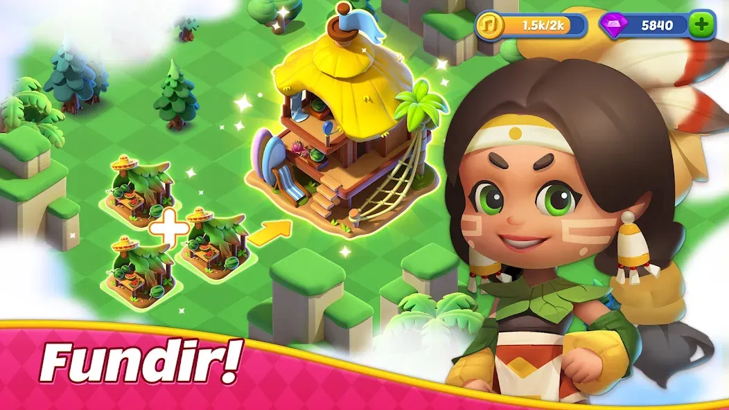 Mergical-Fun Match Island Jogo screenshot 1