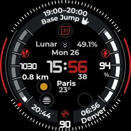 Digital Watch Face CUE124 screenshot 14