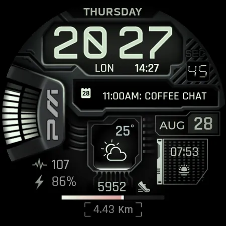 Cyberpunk Neon Watch Face screenshot 20