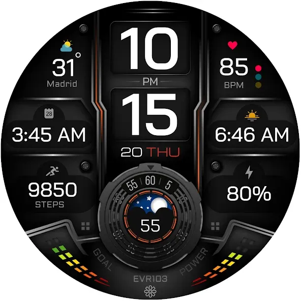 EVR103 Digital Watch Face screenshot 27