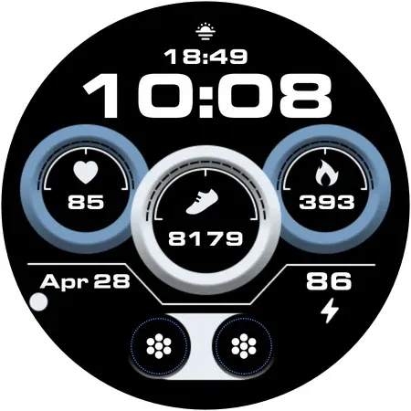 Sporty Dial - Watch face screenshot 9