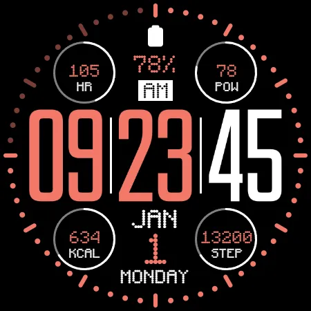 IWF AL1 watchface screenshot 25