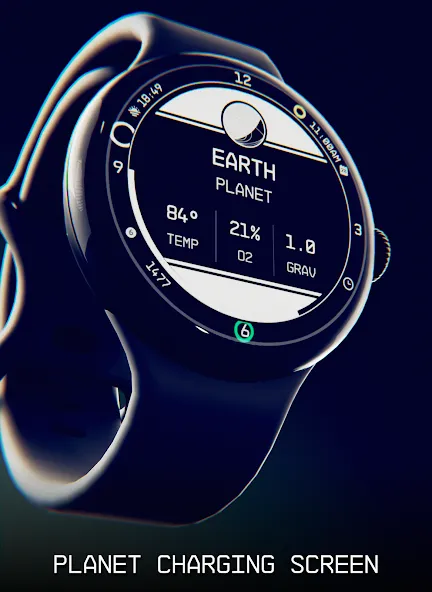 Planet in stars Watch Face screenshot 4