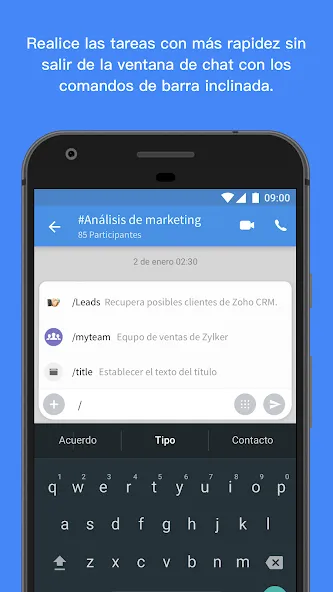 Zoho Cliq - Chat de equipo screenshot 5