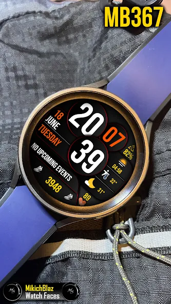 Digital Watch Face MB367 screenshot 2