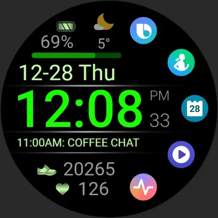 PW85 App Launch Watch Face screenshot 36