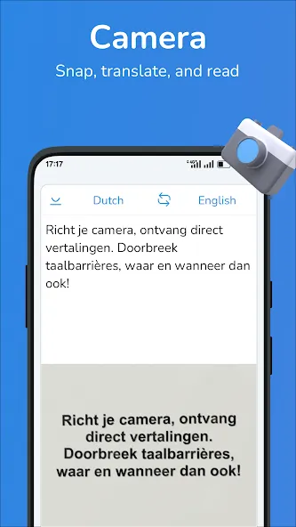 English-Dutch translator screenshot 2