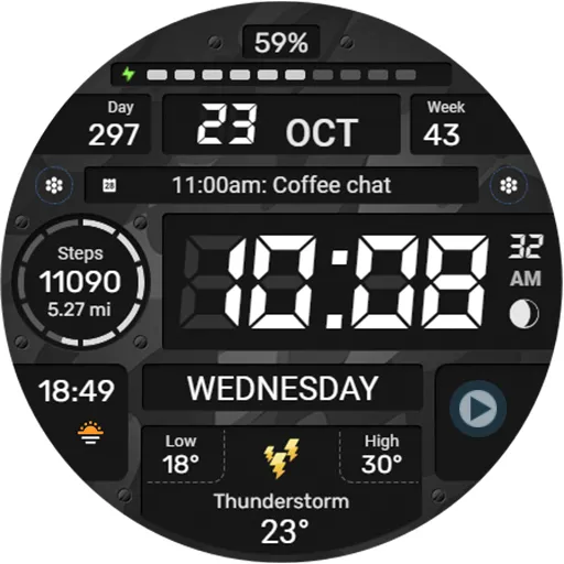 WFP 129 Military watch face screenshot 33