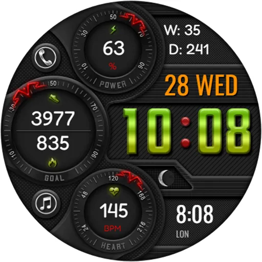 DIGI REPLANT WS29 Watch face screenshot 21