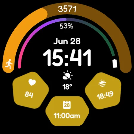 Digital Watchface D8 screenshot 26