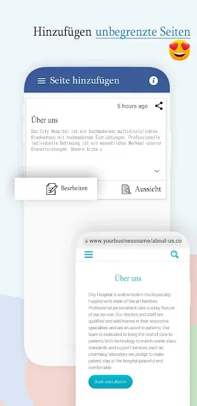Sofortige Website-Builder-App screenshot 3