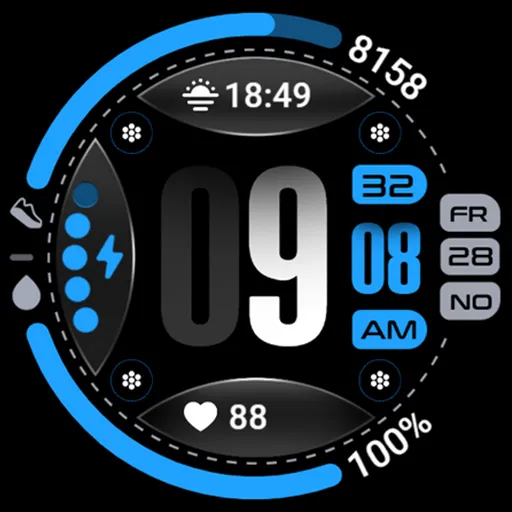 OMG 422 - Digital Watch Face screenshot 29