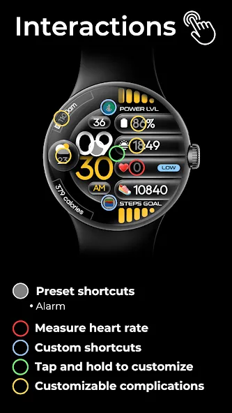 OMG 230 - Digital Watch Face screenshot 6