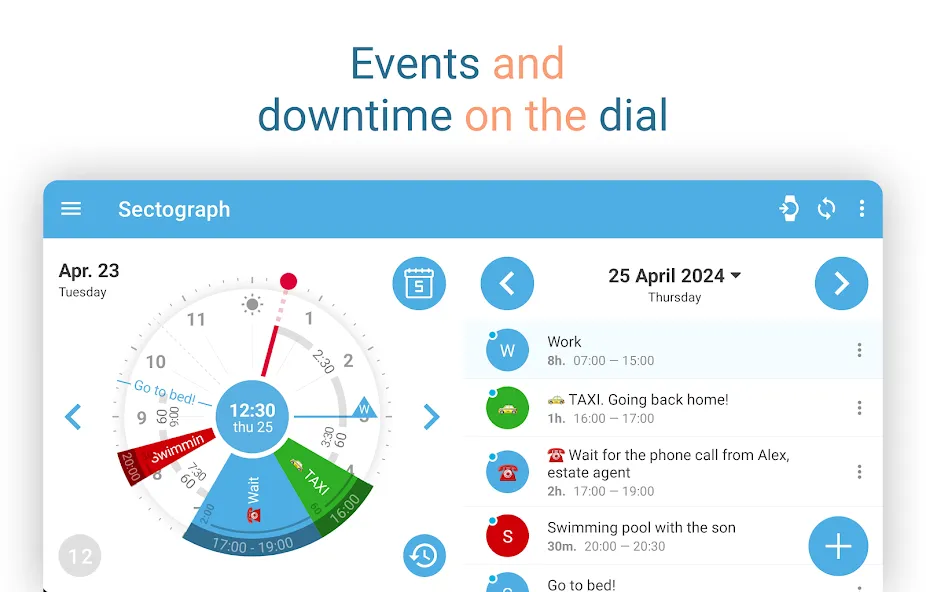 Sectograph. Day & Time planner screenshot 9