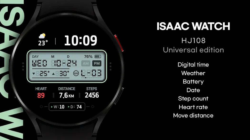 ISAAC WATCH HJ108 screenshot 4