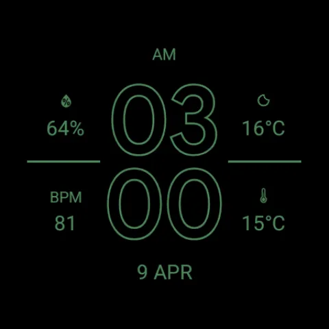 Green Forest Fit Watch Face screenshot 7