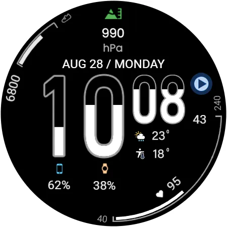 WFP 107 Hourglass watch face screenshot 42