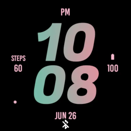 Pastel Bold Watch Face screenshot 4