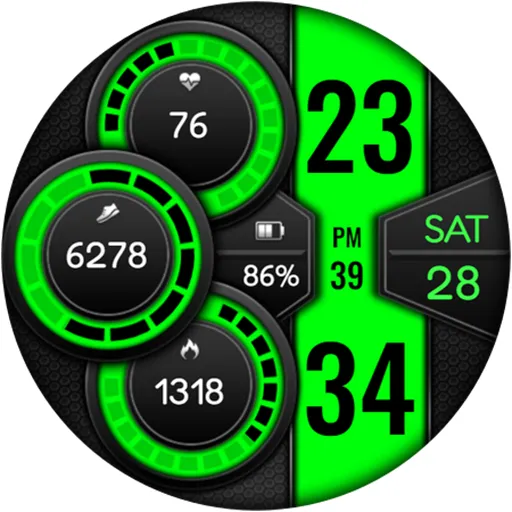 Digital Cuvok Watch Face screenshot 17
