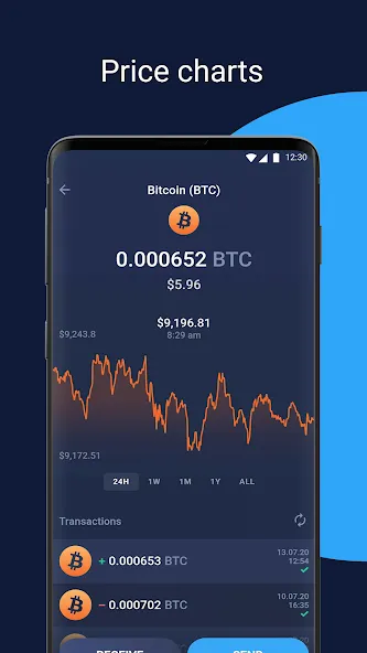 Bitcoin Wallet Crypto Ethereum screenshot 6