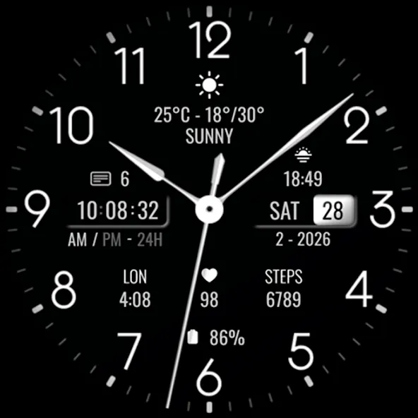 Watch face 10h08.com #132 screenshot 25
