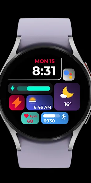 Night ver 03 - watch face screenshot 5
