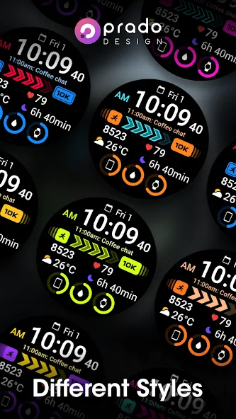 PRADO 75 Digital Watch Face screenshot 5
