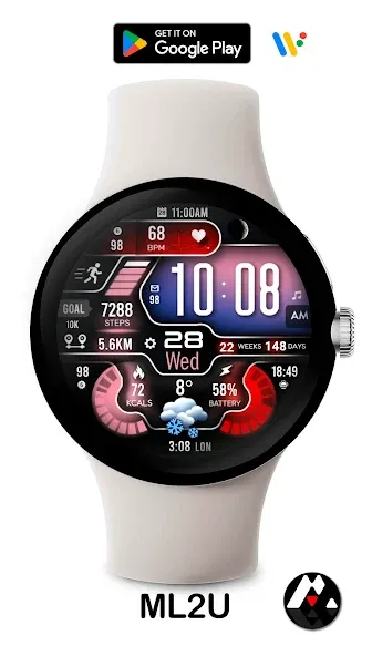 ML2U 258 Watch Face screenshot 8