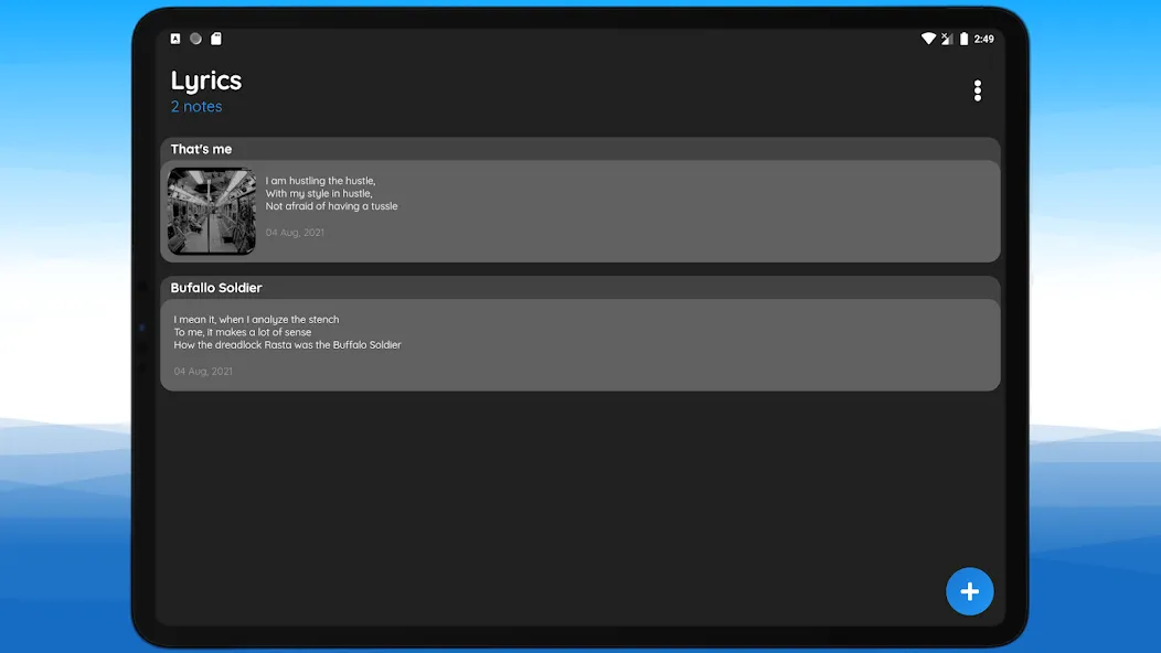 write lyrics & save your ideas screenshot 5