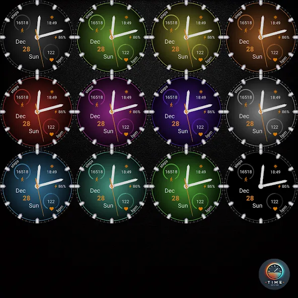 Elemental Clock Watch Face screenshot 3