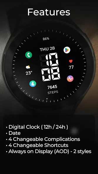 TVV Minimal 2 Watch Face screenshot 3
