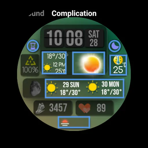 Weather Widget Watch Face screenshot 37