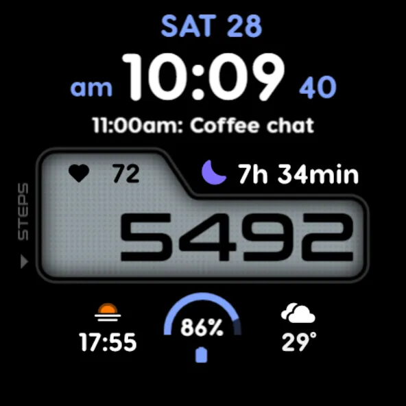 PRADO 73 Digital Watch Face screenshot 12