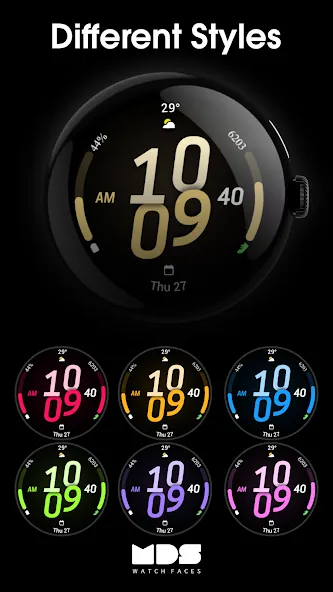 MDS452 Digital Watch Face screenshot 5
