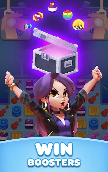 Match 3 - Hard Rock Adventures screenshot 12