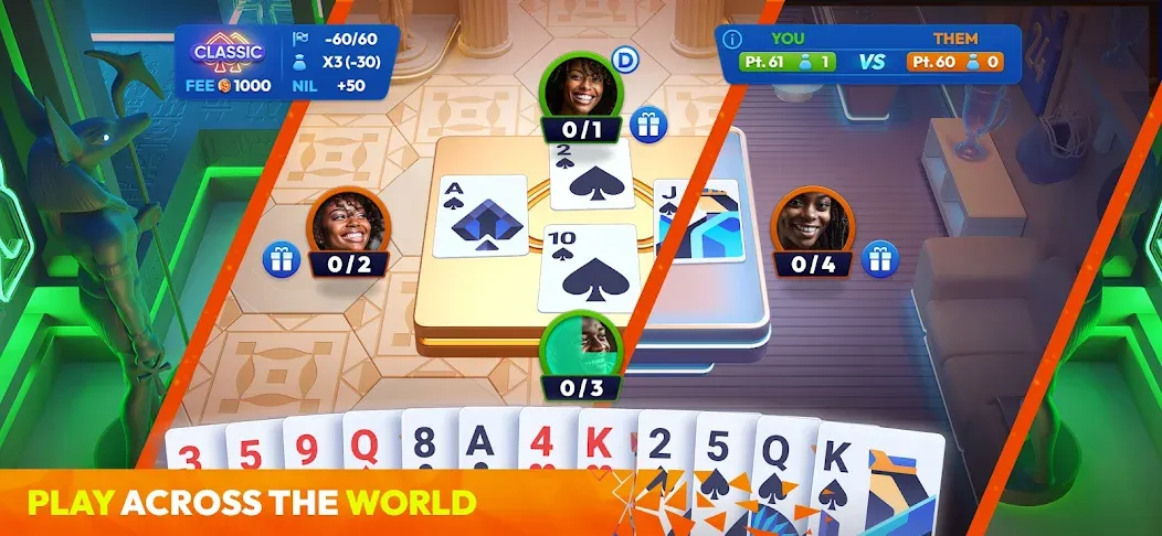 Spades Masters - Card Game screenshot 1