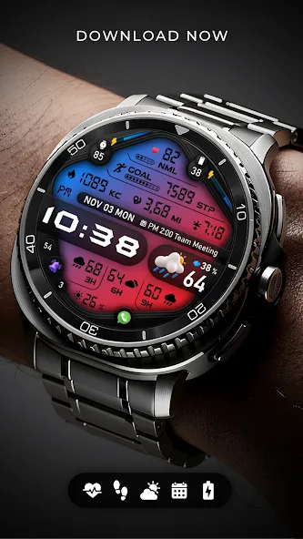 PER67 Digital Watch Face screenshot 8