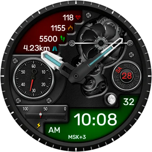 Hybrid GIIS URX78 Watch face screenshot 15