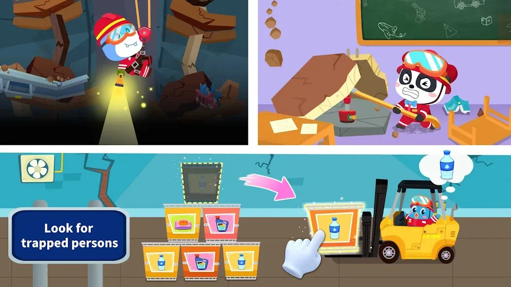 Baby Panda Earthquake Safety 3 screenshot 4