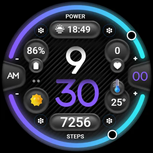 OMG 31 Digital Watch Face screenshot 27