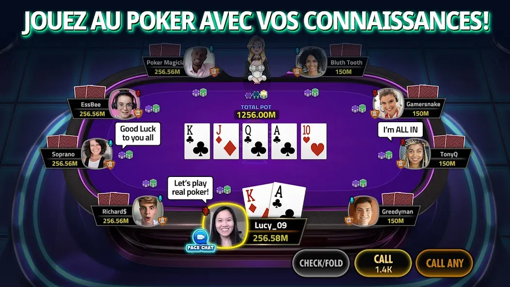 House of Poker - Texas Holdem screenshot 1