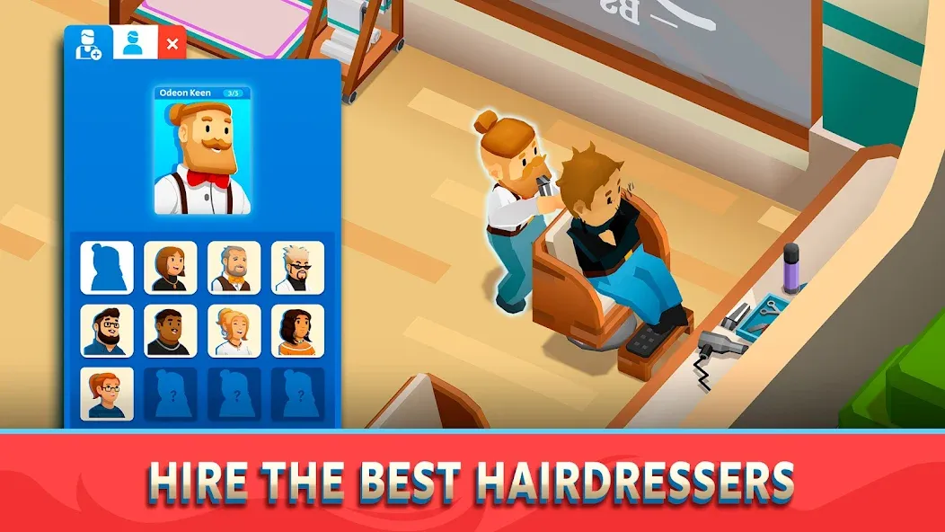 Idle Barber Shop Tycoon - Game screenshot 2
