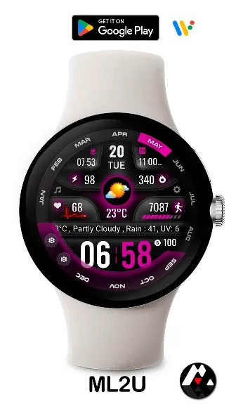 ML2U 230 Watch Face screenshot 8